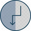 Arrow Zigzag Direction Icon