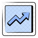 Zigzag Arrow Navigation Up Icon