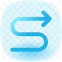 Zigzag Arrow Icon