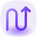 Zigzag Arrow Icon