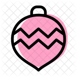 Zigzag Bauble  Icon