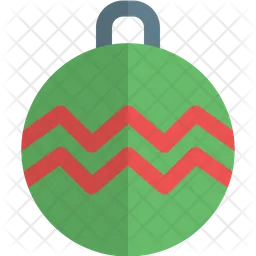 Zigzag Bauble Ball  Icon