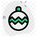 Zigzag Bauble Ball Icon