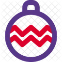 Zigzag Bauble Ball Icon
