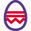 Zigzag Decoration Egg Icon