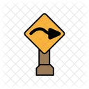 Zigzag Right Board  Icon