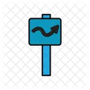 Zigzag Right Board  Icon