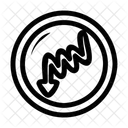Zigzag Upward Arrow Pointing Arrow Arrowhead Icon