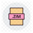 File Type Zim File Format Icône