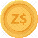 Zimbabwe Dollar Coin Coins Currency Icon