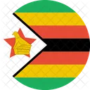 Zimbabwe Flag World Icon