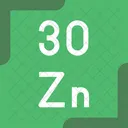 아연 주기율표 화학 아이콘