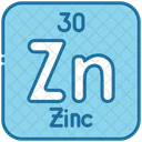 Zinc Chemistry Periodic Table Icon