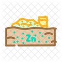 Zinc Contamination Soil Icon