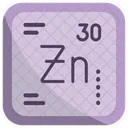 Zinco Quimica Tabela Periodica Ícone