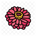 Zinnia Blossom Spring Icon