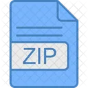 Zip File Format Icon