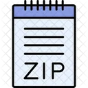Zip File Business Icon