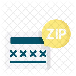 Zip Code Logo Icon