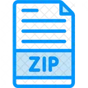 Zip Compressed File  Icon