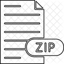Zip Compressed File File File Type Icon