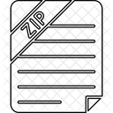 Zip Compressed File File File Type Icon