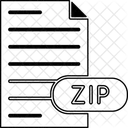 Zip Compressed File File File Type Icon
