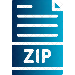 Zip Compressed File  Icon