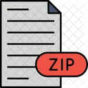 Zip Compressed File File File Type Icon