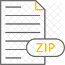 Zip Compressed File Icon