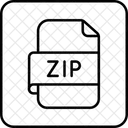 Zip Compressed File  Icône