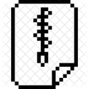 Datei Dokument Zip Symbol