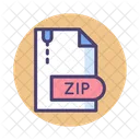 ZIP Datei Komprimierte Datei Datei Symbol