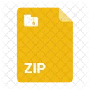 Dokument Format Zip Symbol