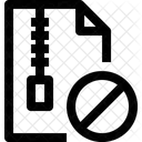 Zipdatei Block Datei Symbol