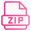 Zip Dokument Dateiformat Symbol