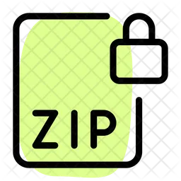 ZIP-Dateisperre  Symbol