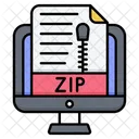 Zip File File Document Icon