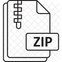 Zip 파일 파일 문서 아이콘