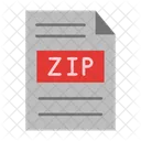 Zip 파일 파일 문서 아이콘