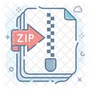 Zip File Zip Folder Archive Icon