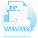 Zip 파일 Zip 폴더 아카이브 아이콘