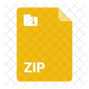 Document Format Zip Icon