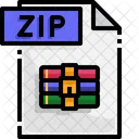 Zip File Zip File Format Icon