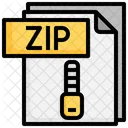 Zip File File Folder Icon