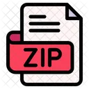 Zip File Type File Format Icon