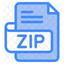 Zip Document File Icon