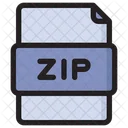 Zip File Zip Format Icon
