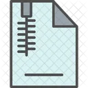 Compact Compressed Document Icon