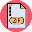 Zip File Computer Document Icon